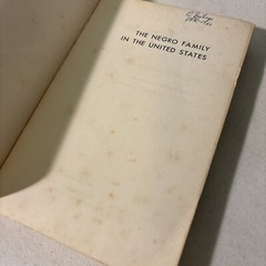 The Negro Family in the United States by Edward Franklin Frazier Nathan Glazer