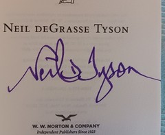 SIGNED Neil deGrasse Tyson Autographed Book – Letters from an Astrophysicist HC