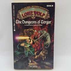 LOT OF 5 LONE WOLF BOOKS – ROLE PLAYING ADVENTURE BOOK 1, 2, 3, 5, 10 – RARE HTF