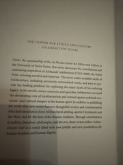 We Have Ceased to See the Purpose: Essential Speeches of Aleksandr Solzhenitsyn