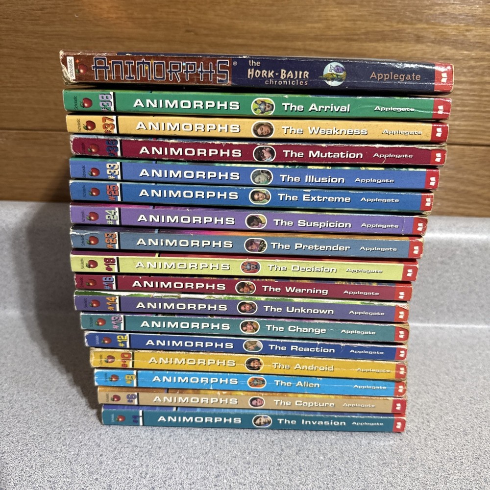 Animorphs Series K.A. Applegate Paperback Lot 17 Books VTG 90s Metamorphosis