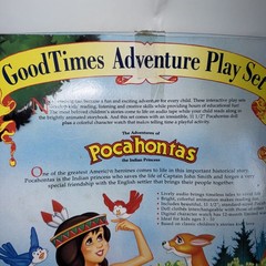 11.5″Doll Pocahontas Book set Adventures IN Original Box Vintage 1994