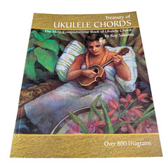 Treasury of Ukulele Chords Paperback Soft Cover Guide by Sakuma Roy – Brand New!