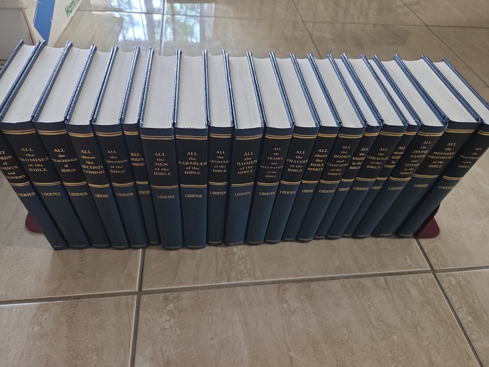 All Of The Bible Series by Herbert Lockyer (20 Volume Set) Zondervan Hardcover