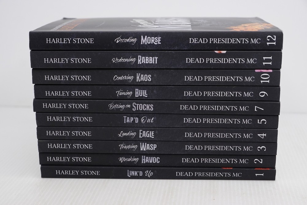 Harley Stone Dead Presidents MC Lot of 10 Trade Paperback 1 2 3 4 5 7 9 10 11 12