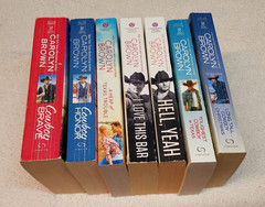 Lot of 7 PB Bks By Carolyn Brown Romance SERIES: LONGHORN CANYON, HAPPY, TEXAS