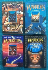 WARRIORS The New Prophecy 4-6 + Field Guide Secrets of the Clans, E. Hunter, HC
