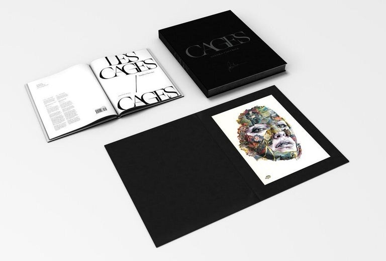 Sandra Chevrier CAGES Deluxe clamshell book and signed print edition of 200