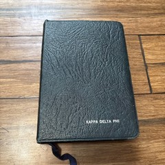 Holy Bible Master Verse Reference Edition Holman French Morocco Leather Blue