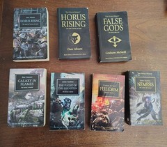 Horus Heresy Series Lot Books 1-5 and 13 including Special Editions