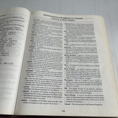 2001 Word Of God KJV Leather Special Margin Edition Bible Large Print Red Letter