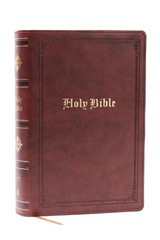KJV Holy Bible: Personal Size Giant Print, Brown Leathersoft, Red Letter,…