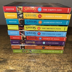 Erin Hunter complete set 6 trade paperback books from SURVIVORS SERIES + 3 bonus