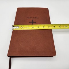 Super Giant Print Bible NKJV Brown Imitation Leather Thomas Nelson Red Letter