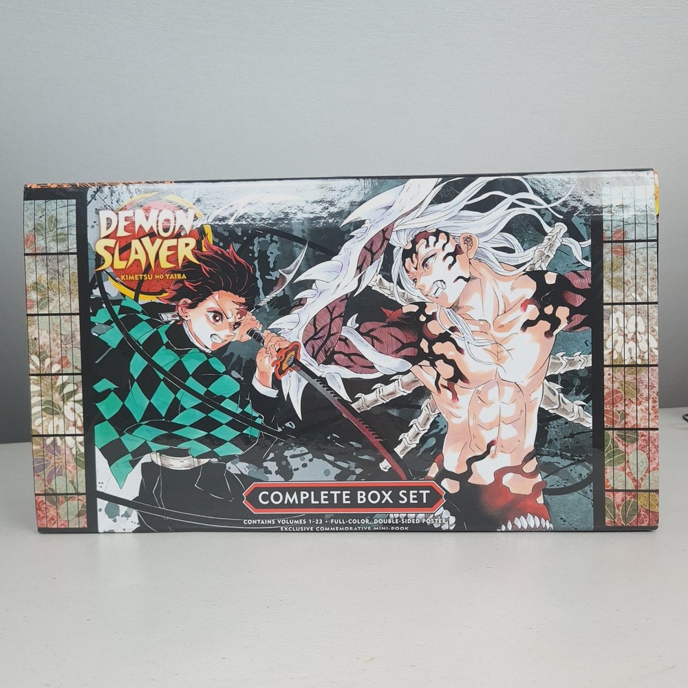 Demon Slayer Kimetsu No Yaiba Complete Box Set 1-23 Manga Viz English Poster