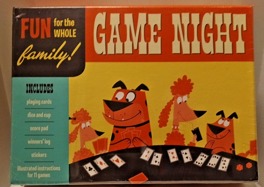„Game Night” Games for The Entire Family Illustrated Instructions 11 Games NEW