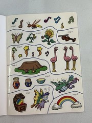 Vintage 2001 Dragon Tales Musical Scales Coloring Sticker Activity Book Y2K
