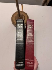 (2) Holy Bible: KJV, Gift Edition, Imitation Leather Tyndale Black & Red