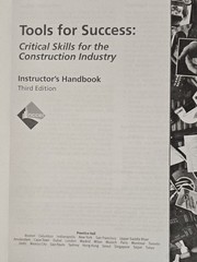 Tools for Success Instructor’s Edition, Paperback by Nccer
