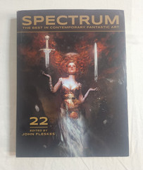 Spectrum 21-25 Art Book Lot HC Fantasy Sci-Fi Illustration John Fleskes