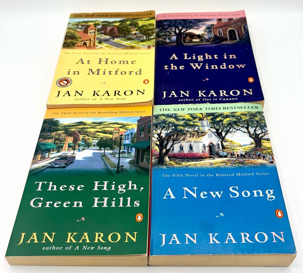 Jan Karon Mitford Series Books 1 2 3 5 Paperback Lot of 4