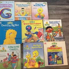 Lot Of 12 Sesame Street Children’s Books Mixed Titles PB HC Elmo Ernie Big Bird
