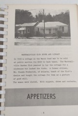 Marshallville Recipes Past And Present Paperback 367 Pages Copyright 1986
