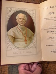 1888 Life of Pope Leo XIII Golden Jubilee Edition Illustrated Catholic Antique