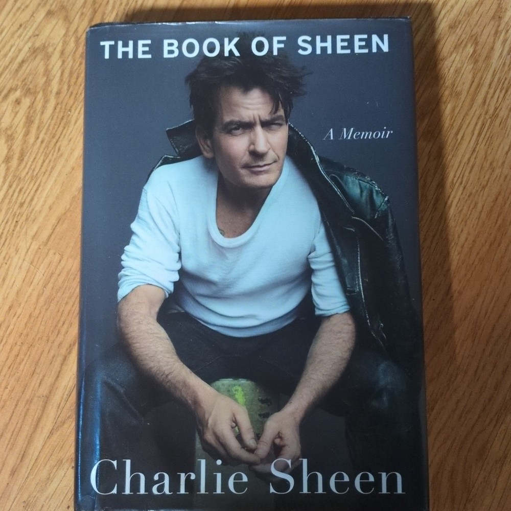 The Book of Sheen: A Memoir by Charlie Sheen Hardcover 2015 Dust Jacket