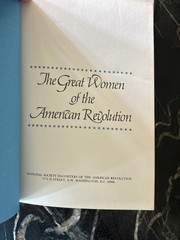The Great Women Of The American Revolution 1975 Book Only