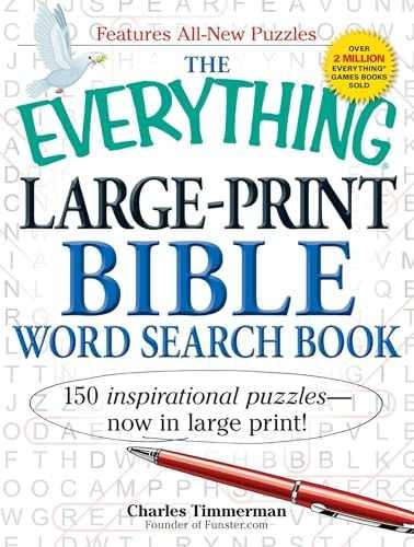 The Everything Large-Print Bible – Paperback, by Timmerman Charles – Very Good h