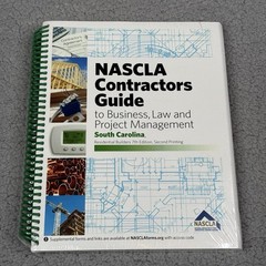 NASCLA Contractors Guide South Carolina 7th Edition New Sealed Residential Build