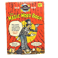 Vintage 1973 The Magic Word Book Pop-Up Electric Company Random House CTW