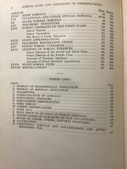 1913 School Laws of Pennsylvania. Hardcover. 218 pages. Vintage.