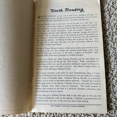 Antique Calumet Baking Powder Cookbook 16 Ed 1920s Recipes Photos Chicago IL vtg