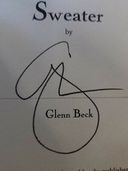 The Christmas Sweater By Glenn Beck SIGNED Autograph Hardcover Book