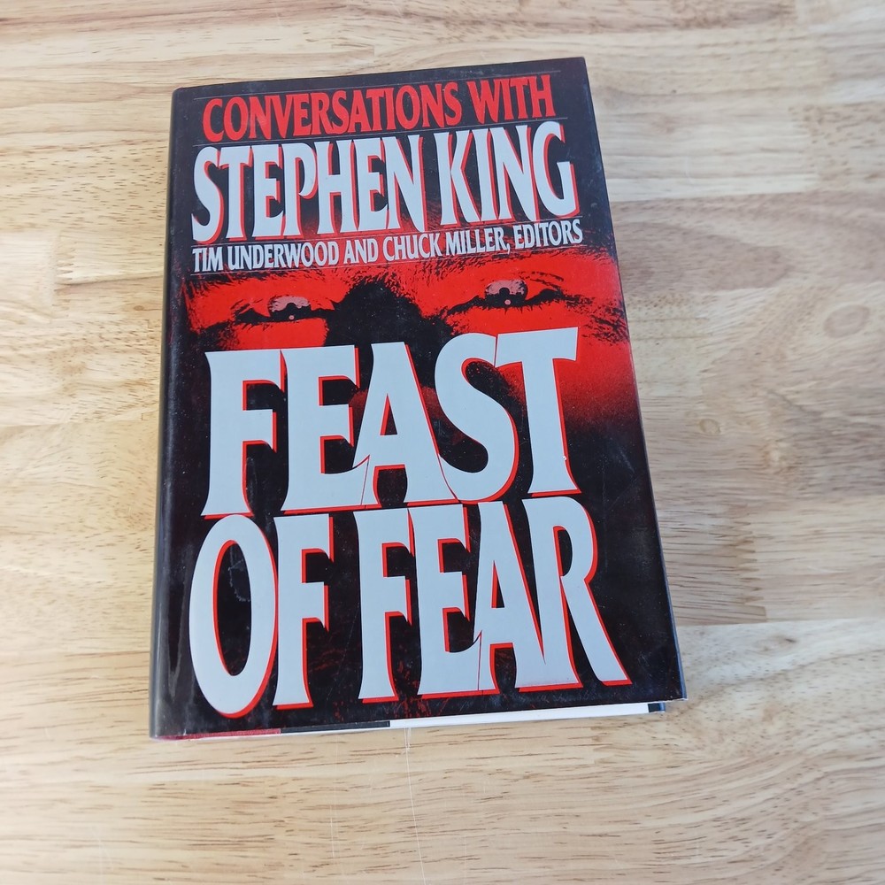 Feast of Fear Conversations with Stephen King 1992 First Edition Nonfiction