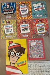 Where’s Waldo Super Six Set 6 Books Puzzle Poster Book Set in Slip Case Cover