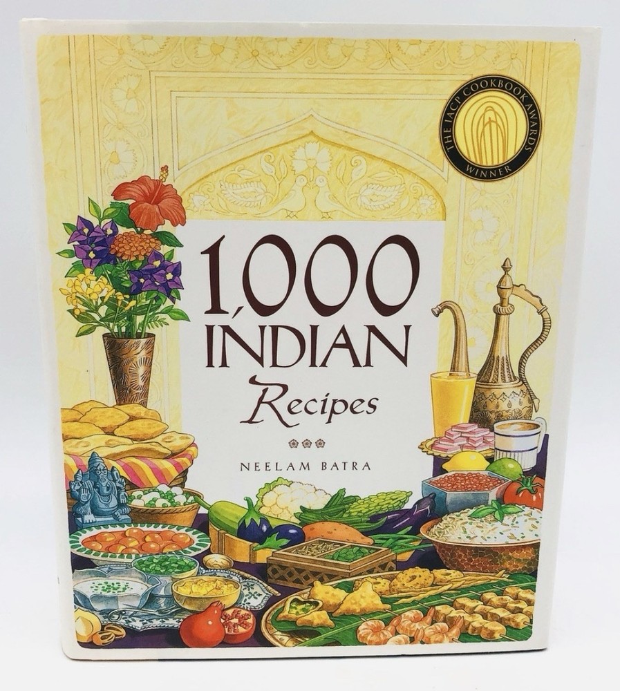 1000 Recipe Indian Cookbook by Neelam Batra (2002, Trade Paperback)