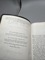 Holy Bible Revised Standard Version RSV – Vintage 1959 Genuine Morocco Leather
