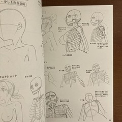 How to Draw a Girl’s Body: Character Bones and Flesh Art Book Illustration
