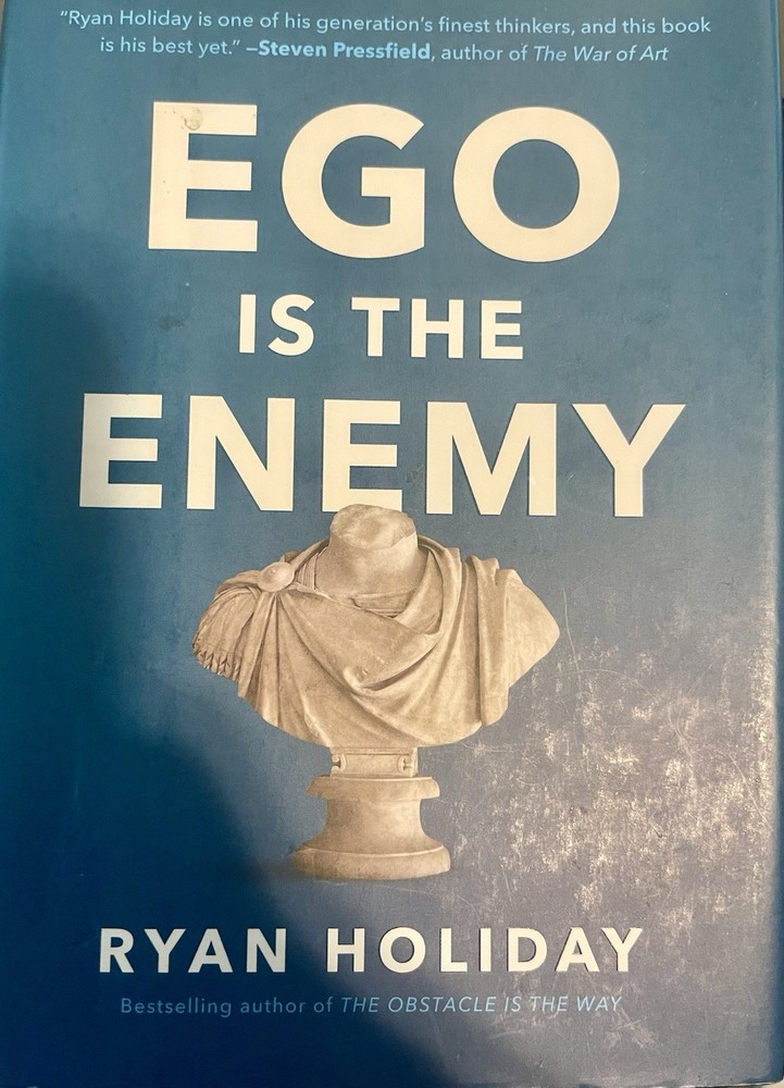 Ryan Holiday Ego Is the Enemy Hardcover Self-Help Personal Growth Book English