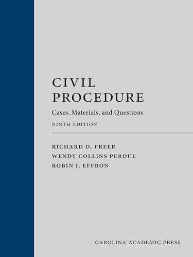 Civil Procedure: Cases, – Loose Leaf, by Freer Richard; Perdue – Very Good