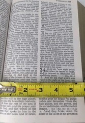 Thomas Nelson KJV Giant Print Reference Bible Burgundy Leather Flex