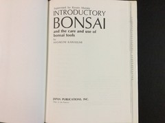 Introductory Bonsai and the care and use of bonsai tools Hardcover 1974 84 pages