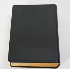 The System Bible Study Enlarged Edition Gilded Maps Black Morocco Leather Vtg