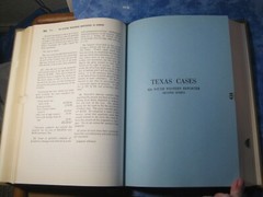 TEXAS CASES Reported in South Western Reporter Second Series 425-426 HC 1968 VGC