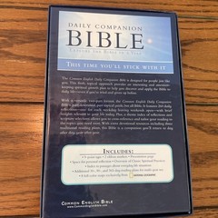 Daily Companion Bible by Common English Bible (2011, Bonded Leather)