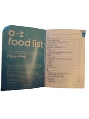 Weight Watchers Pocket Guide A-Z Food List Nutrition Guide Paperback English