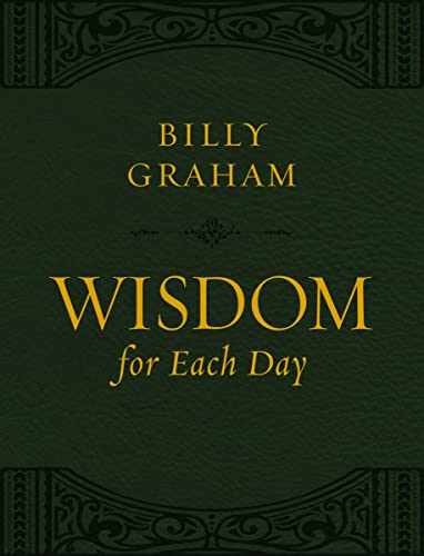 Wisdom for Each Day (Large – Imitation Leather, by Graham Billy – Acceptable